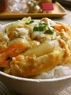 簡単クッキング!鶏ささ身で親子丼♬-レシピのメイン写真