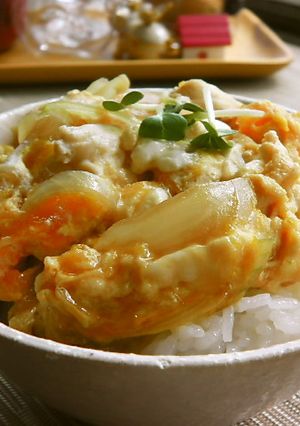 簡単クッキング！鶏ささ身で親子丼♬-レシピのメイン写真