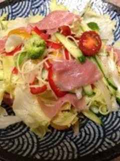生ハムサラダ-レシピのメイン写真