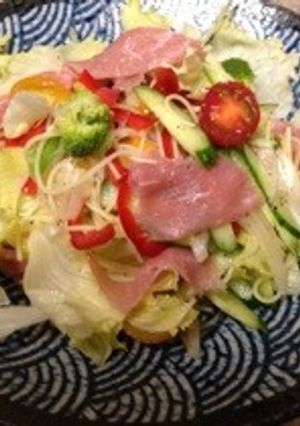 生ハムサラダ-レシピのメイン写真