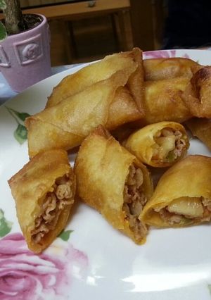 豚キムチーズ春巻♪-レシピのメイン写真