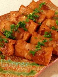 厚揚げの甘辛肉巻き-レシピのメイン写真