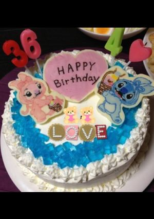スティッチキャラケーキ♪♪-レシピのメイン写真