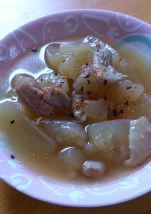 夕顔と鶏肉の炒め煮-レシピのメイン写真