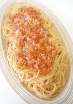 カニとトマトのパスタ♡-レシピのメイン写真