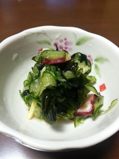 蛸とキュウリの酢の物-レシピのメイン写真