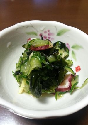 蛸とキュウリの酢の物-レシピのメイン写真