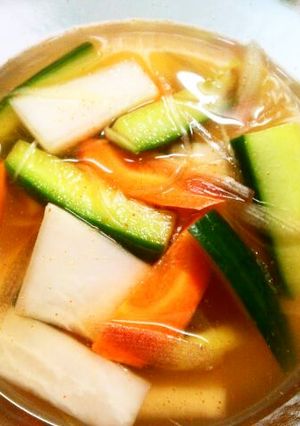すぐ食べられる☆水キムチ風即席漬け-レシピのメイン写真