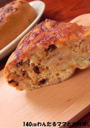 プルーンピューレとバナナの炊飯器ケーキ-レシピのメイン写真