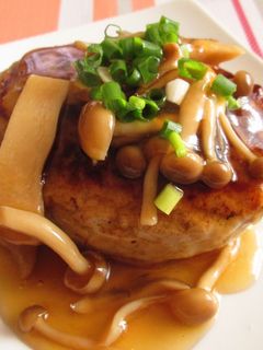 きのこあんかけハンバーグ-レシピのメイン写真
