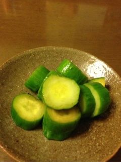 きゅうりのポリポリ簡単漬物(古漬け風)-レシピのメイン写真