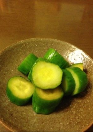 きゅうりのポリポリ簡単漬物（古漬け風）-レシピのメイン写真