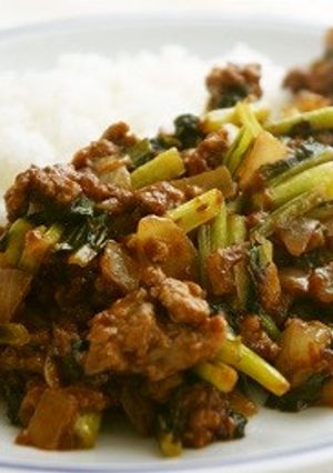 小松菜のドライカレー-レシピのメイン写真