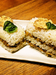 ドライカレーで『おし寿司』風-レシピのメイン写真