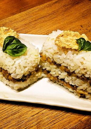 ドライカレーで『おし寿司』風-レシピのメイン写真