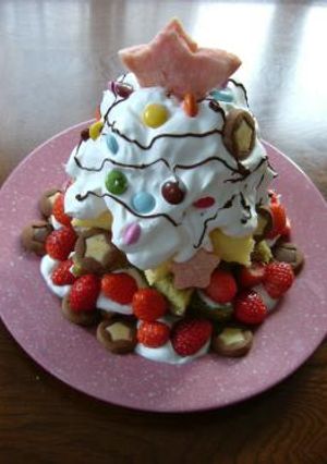 クリスマスツリーケーキ-レシピのメイン写真