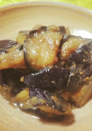 茄子だけ簡単(‾▽‾) *茄子炒り*-レシピのメイン写真