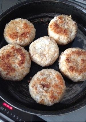 我が家の焼きおにぎり　キャンプ飯-レシピのメイン写真