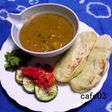 ナンでおいしい湖畔の夏野菜カレー