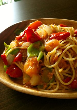 トマトとツナのスパゲティ-レシピのメイン写真