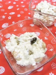白和え風☆まめ豆腐-レシピのメイン写真