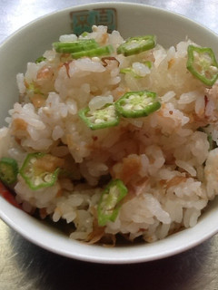 梅干しオクラご飯-レシピのメイン写真