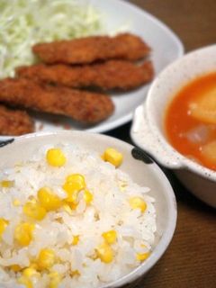 とうもろこしご飯-レシピのメイン写真