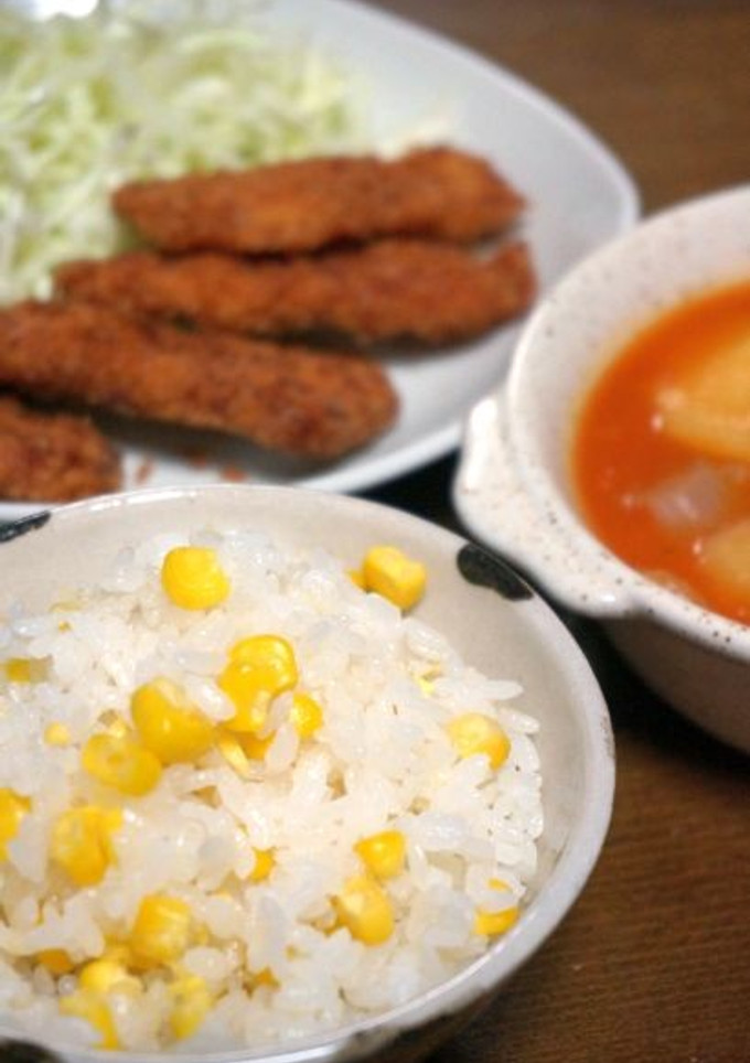 とうもろこしご飯-レシピのメイン写真