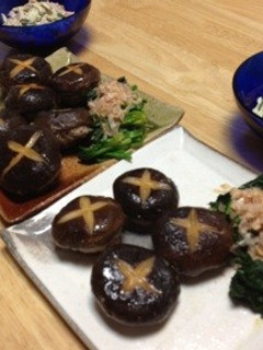 ジューシーな椎茸の肉詰め!-レシピのメイン写真