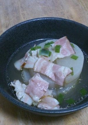 大根とベーコンの洋風煮物-レシピのメイン写真