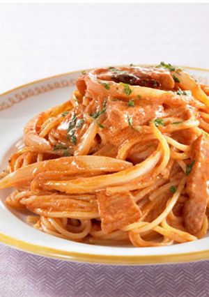 ヨーグルトトマトクリームパスタ-レシピのメイン写真