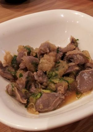 うまー(*^^*)砂肝みぞれポン酢漬け-レシピのメイン写真