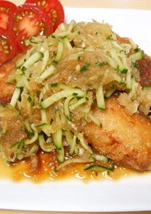 ポン酢で作る薬味ドーンのさば竜田揚げ-レシピのメイン写真