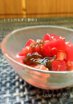 ✿トマトのもずく酢和え✿-レシピのメイン写真