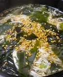 そうめんしじみわかめ和風味スープ