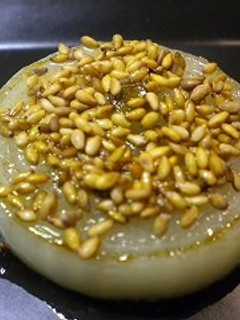 金ごまで玉葱バター蜂蜜-レシピのメイン写真