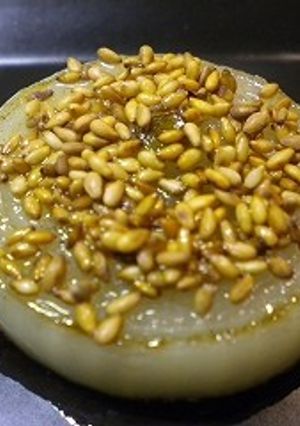 金ごまで玉葱バター蜂蜜-レシピのメイン写真