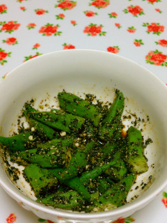 母の味(#^.^#)オクラの胡麻和え-レシピのメイン写真