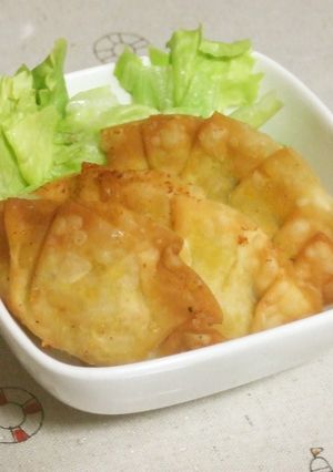 甘酸っぱい*＊かぼちゃの揚げ餃子-レシピのメイン写真