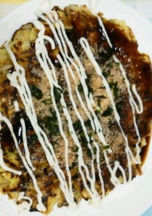 残ったうどんは手作りソースでお好み焼き★-レシピのメイン写真