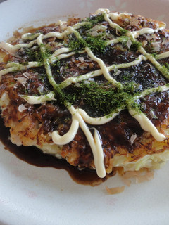 鶏肉とコーンとチーズたっぷりのお好み焼き-レシピのメイン写真
