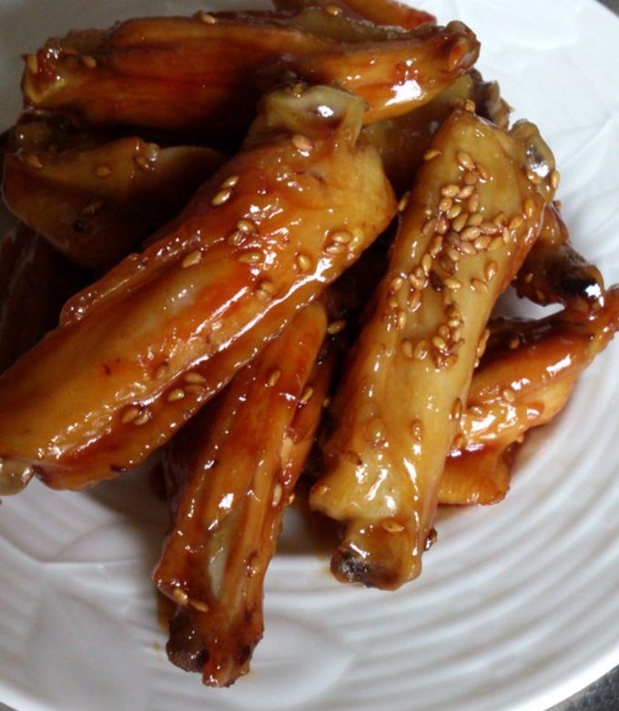 簡単☆激旨 手羽中のゴマがらめ by ささらんらん 【クックパッド