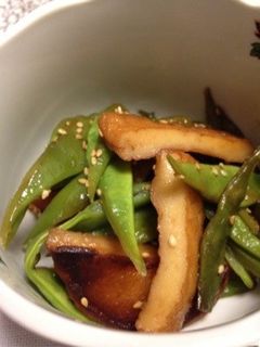 ささげとさつま揚げの醤油煮-レシピのメイン写真