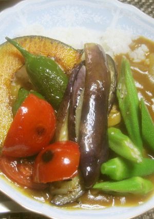 鎌倉野菜たっぷり彩りカレー♪-レシピのメイン写真