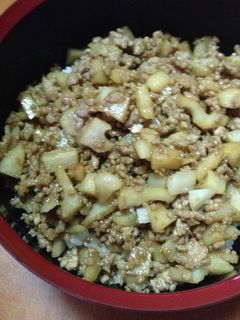 かんたん!れんこんと豚肉のそぼろ♪-レシピのメイン写真