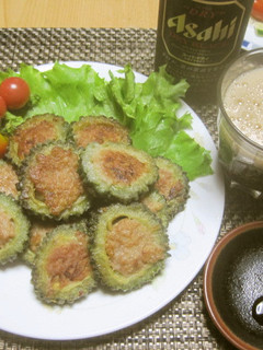 ゴーヤの肉詰め-レシピのメイン写真
