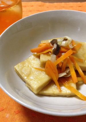 モチモチ〜！高野豆腐の旨甘煮-レシピのメイン写真