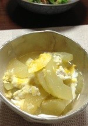 瓜の卵とじ-レシピのメイン写真