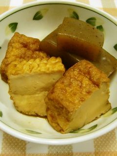 ★簡単!*厚揚げ豆腐とこんにゃくの煮物*-レシピのメイン写真