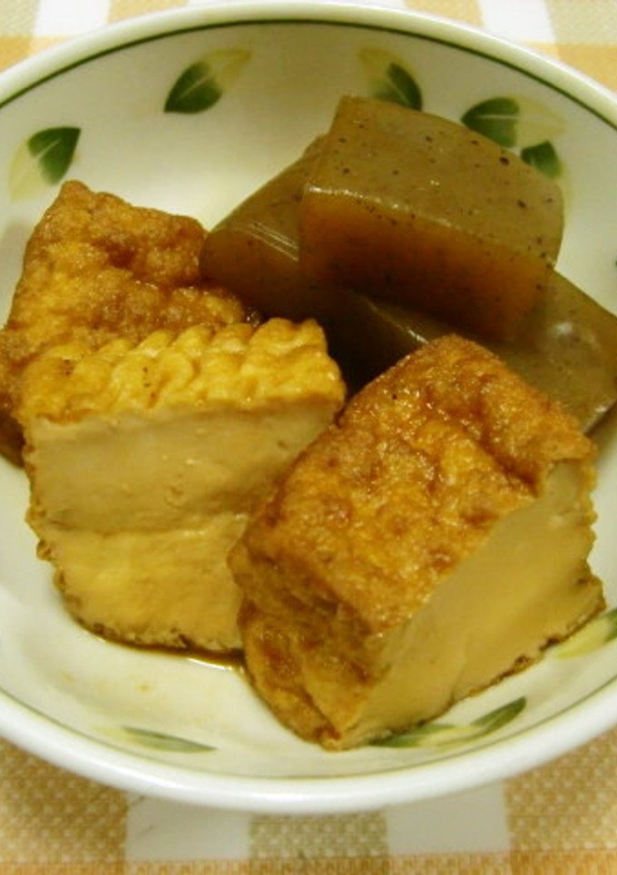★簡単！＊厚揚げ豆腐とこんにゃくの煮物＊-レシピのメイン写真